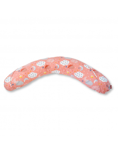 Perna cornulet 3 in 1 din bumbac, norisori roz [3]
