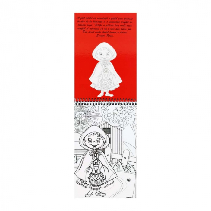 Picteaza cu apa Scufita Rosie [4]