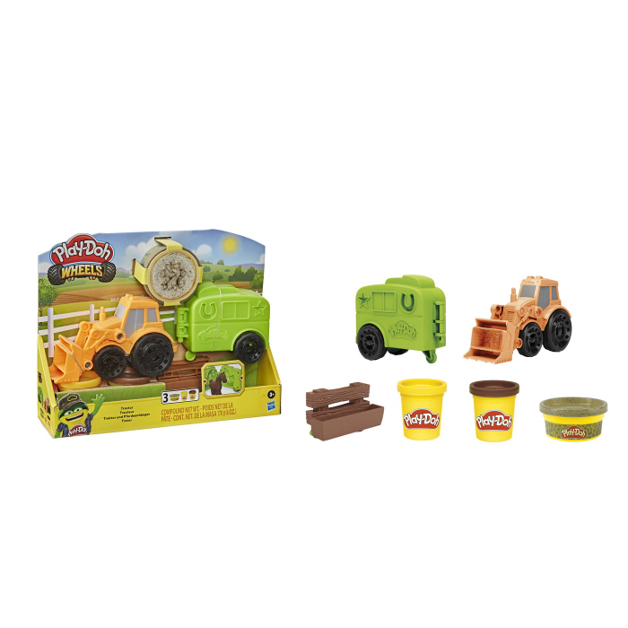 PLAY-DOH SET WHEELS:TRACTORUL [3]