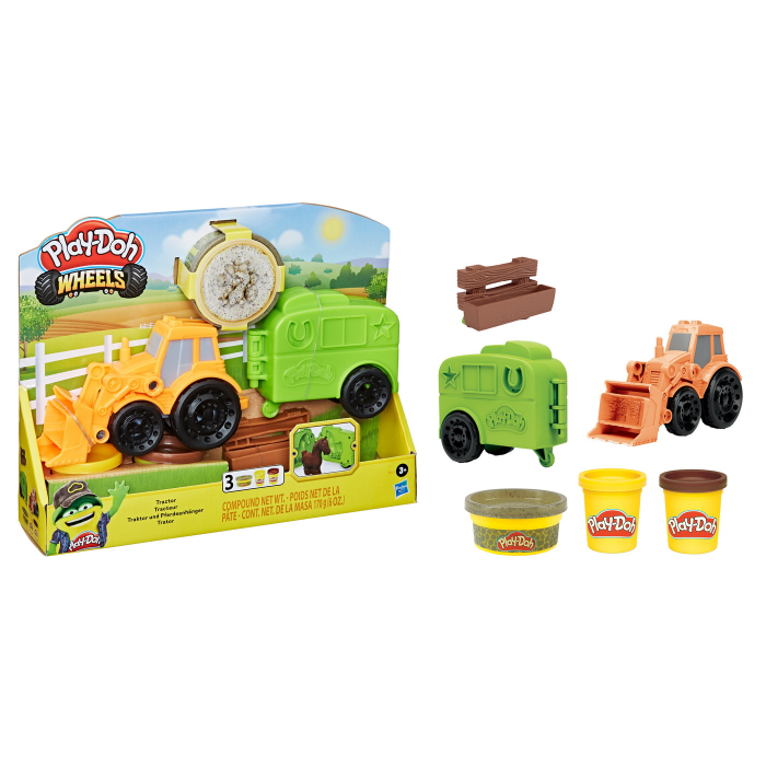 PLAY-DOH SET WHEELS:TRACTORUL [5]