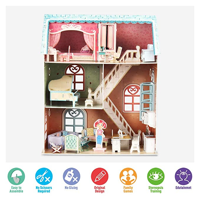 Puzzle 3D Casa Pianistului 105 Piese [4]