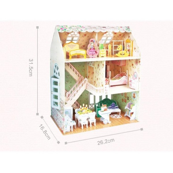 Puzzle 3D CubicFun-Casuta Papusilor 160 Piese [3]