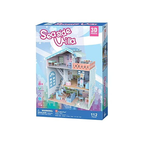 Puzzle 3D CubicFun-Casuta Papusilor VIla de la mare [2]