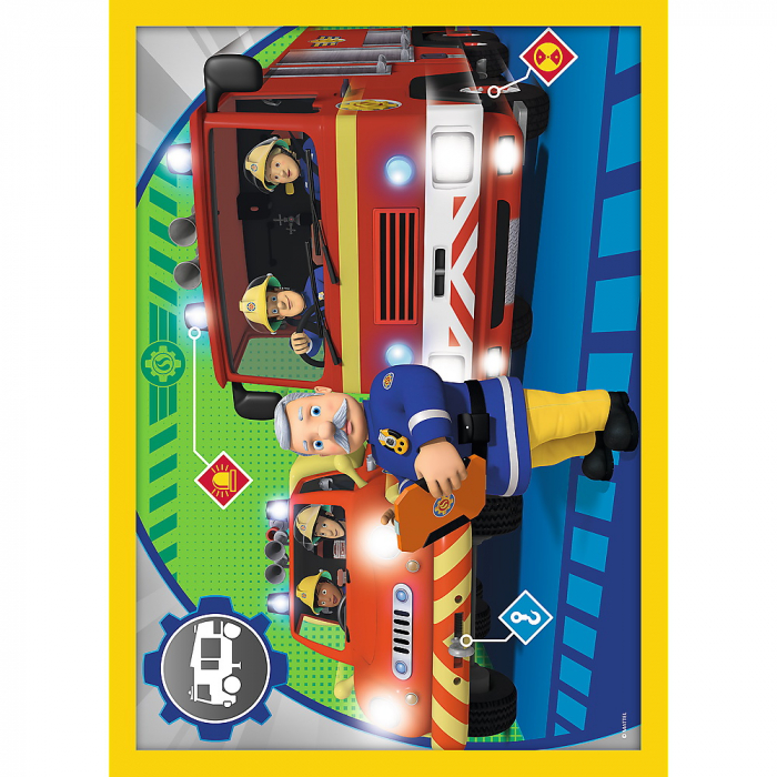 Puzzle Ajutoarele Pompierului Sam, 12/15/20/24 [5]