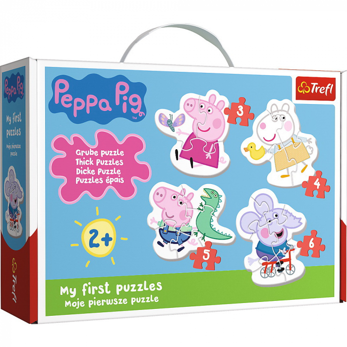 Puzzle Baby Clasic Simpatica Peppa Pig 18 Piese [2]
