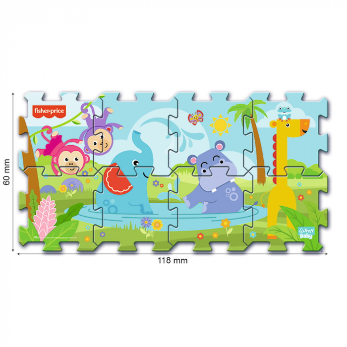 Puzzle de podea din spuma Fisher Price prietenii [3]