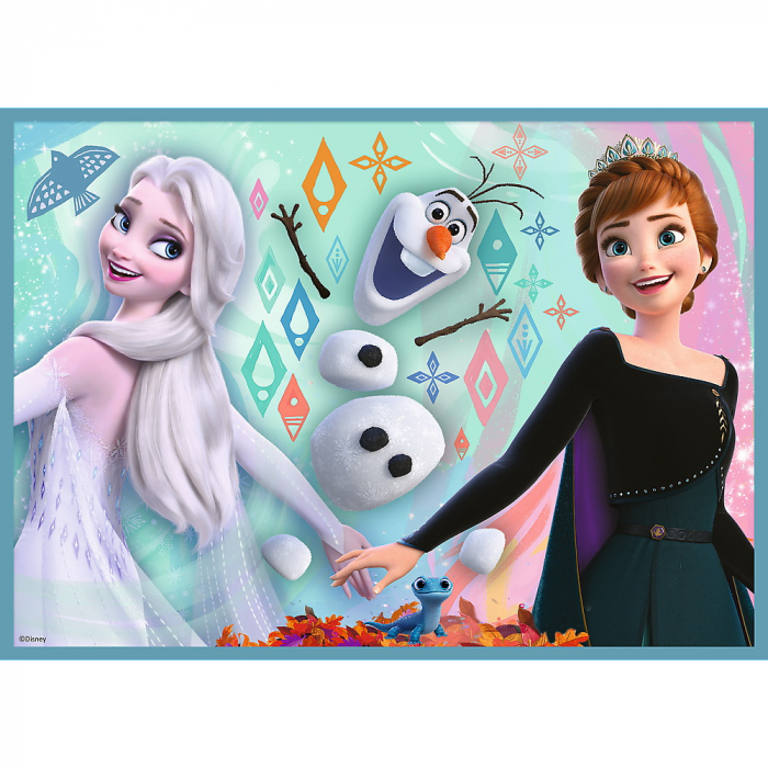 Puzzle Frozen 2 Uimitoarea Lume Disney, 4-In-1, 12/15/20/24 [2]