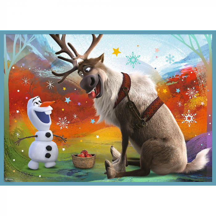 Puzzle Frozen 2 Uimitoarea Lume Disney, 4-In-1, 12/15/20/24 [3]