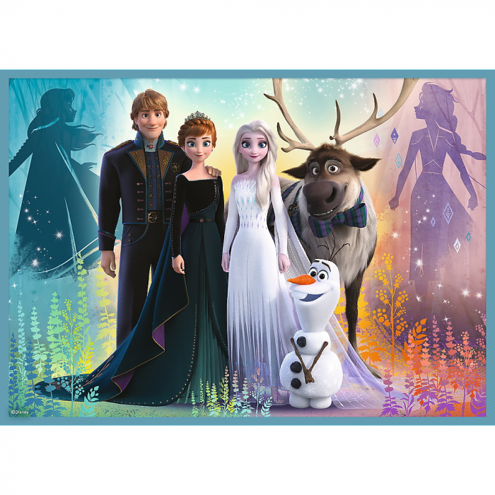 Puzzle Frozen 2 Uimitoarea Lume Disney, 4-In-1, 12/15/20/24 [5]