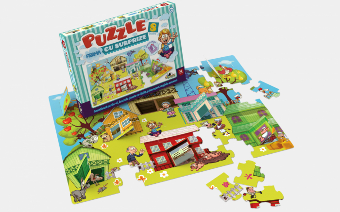 Puzzle Noriel - Ferma Cu Surprize, 36 Piese [2]