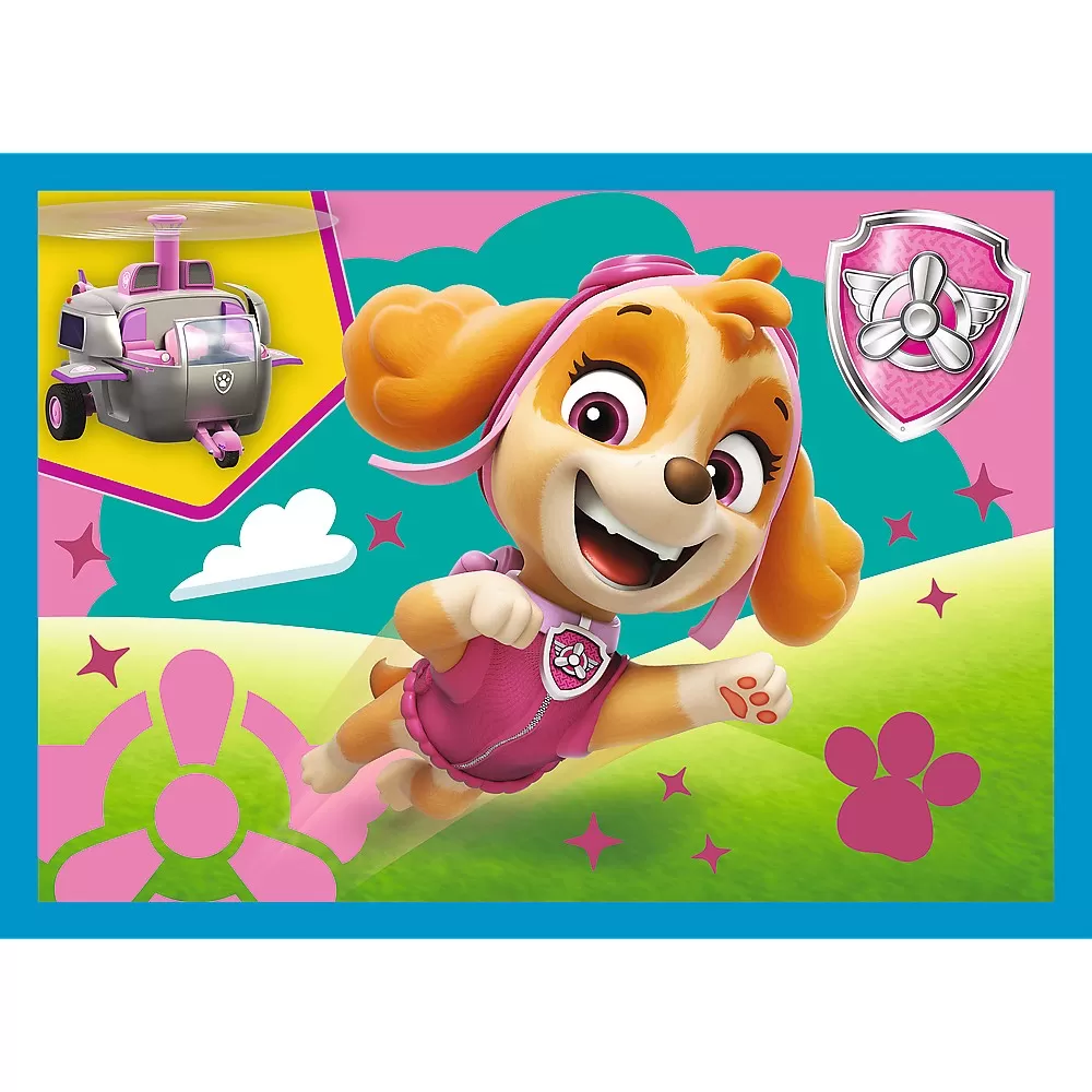 Puzzle Patrula Catelusilor 4 in 1 Trefl [4]