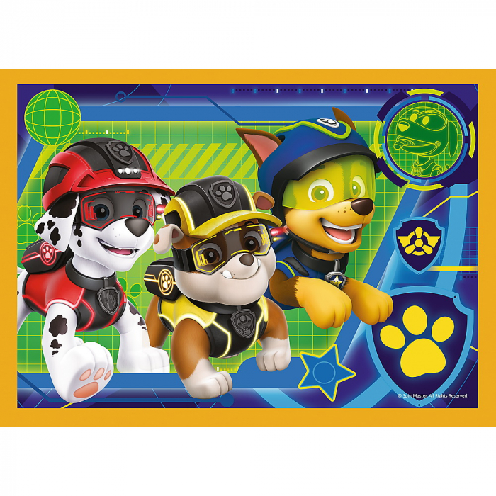 PUZZLE TREFL 4IN1 PATRULA CATELUSILOR - SARBATORILE [4]