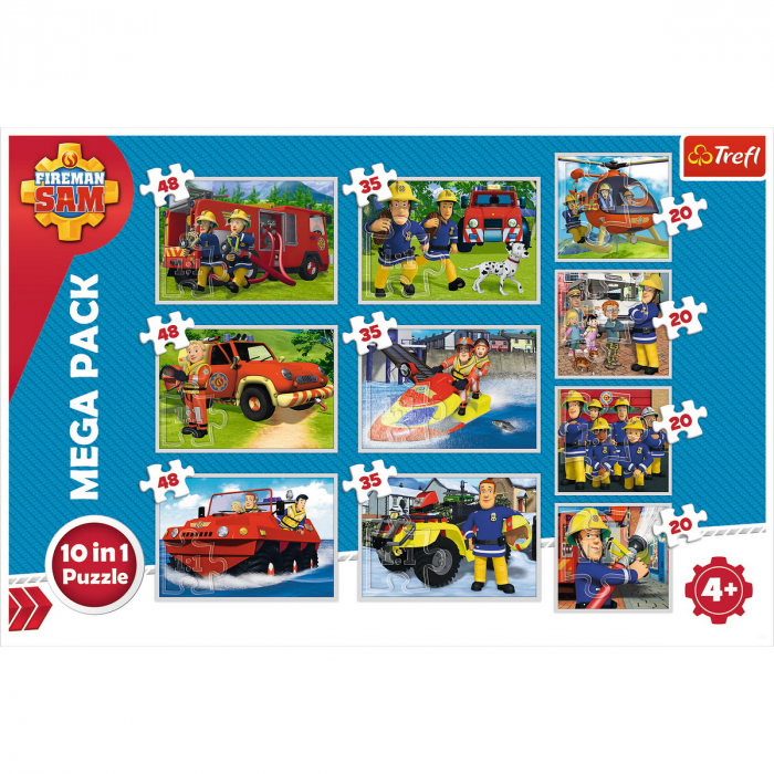 PUZZLE TREFL 10IN1 ECHIPA POMPIERULUI SAM [2]
