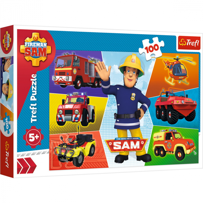 PUZZLE TREFL 100 MASINILE POMPIERULUI SAM [4]