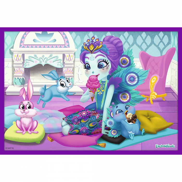 PUZZLE TREFL 10IN1 ENCHANTIMALS - FETELE UIMITOARE [2]