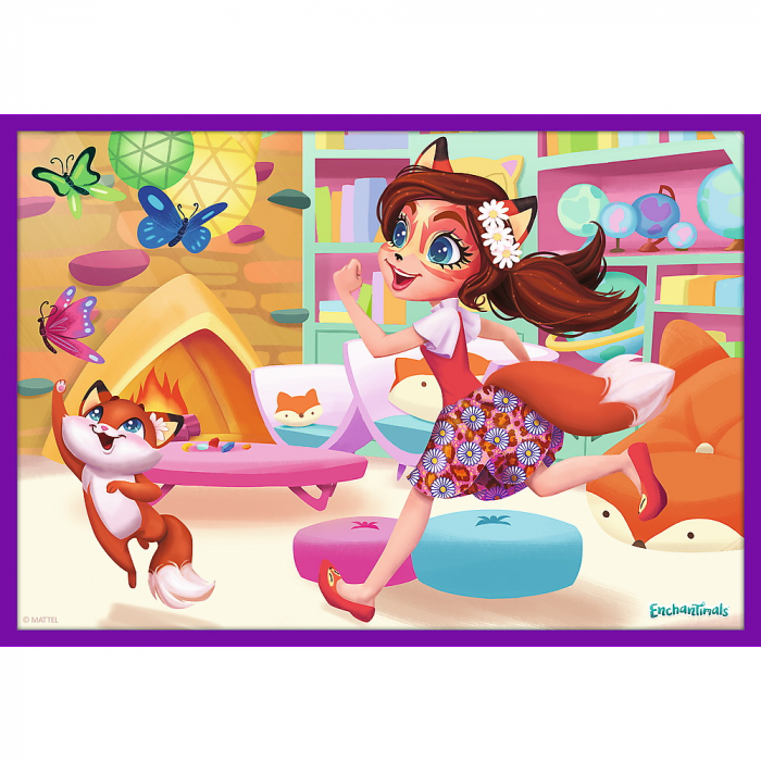 PUZZLE TREFL 10IN1 ENCHANTIMALS - FETELE UIMITOARE [5]