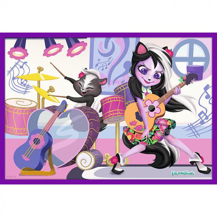 PUZZLE TREFL 10IN1 ENCHANTIMALS - FETELE UIMITOARE [4]