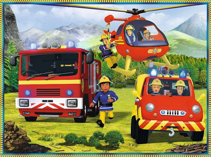 Puzzle Trefl 2 in 1 memo pompierii in actiune [2]