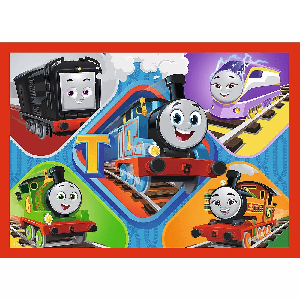 Puzzle Trefl 4 in 1, Thomas 12, 24, 20, 15 piese [2]