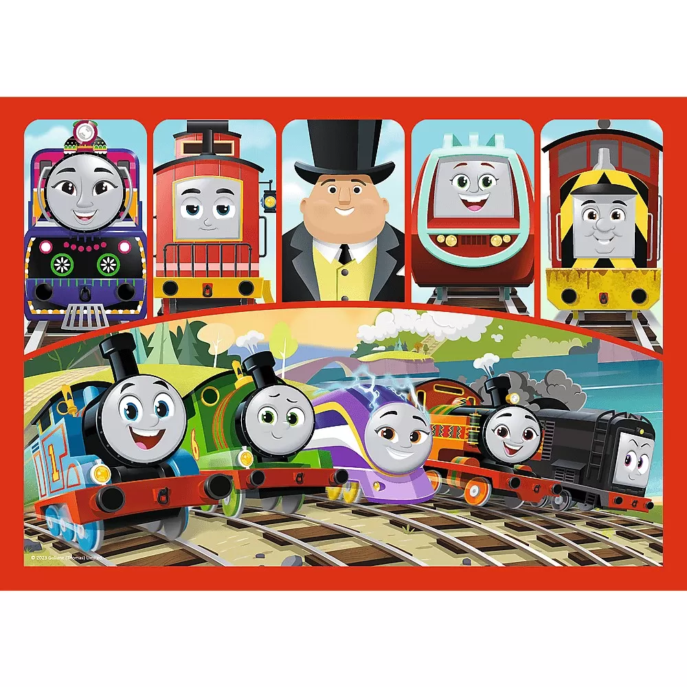 Puzzle Trefl 4 in 1, Thomas 12, 24, 20, 15 piese [3]
