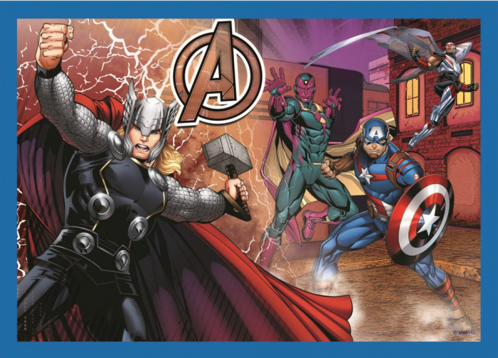 Puzzle Trefl 4 in 1, Avengers, Razbunatorii neinfricati [3]