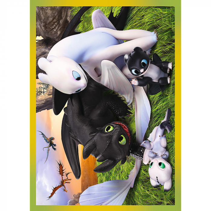Puzzle Trefl 4 in 1 Cum sa iti dresezi dragonul 3 [3]