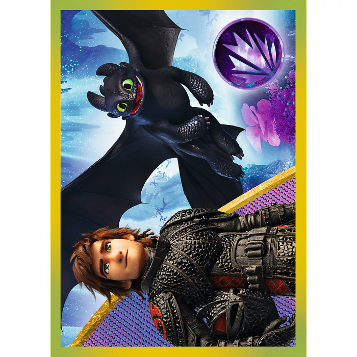 Puzzle Trefl 4 in 1 Cum sa iti dresezi dragonul 3 [5]