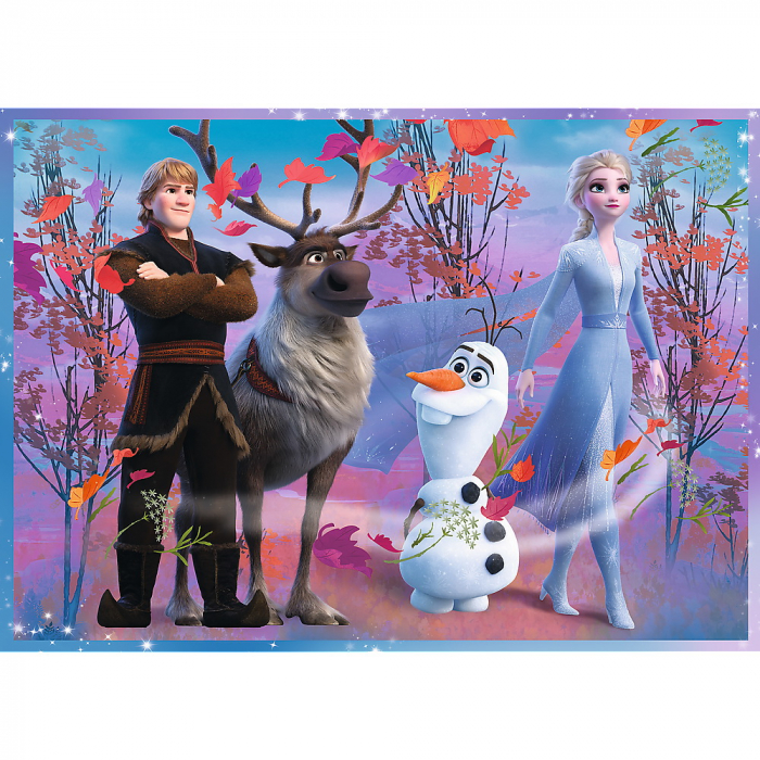 Puzzle trefl 4 in 1 Frozen2 calatorie catre necunoscut [5]