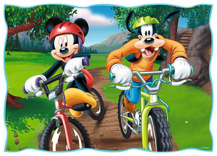 Puzzle Trefl 4 in 1, In parc cu Mickey [3]