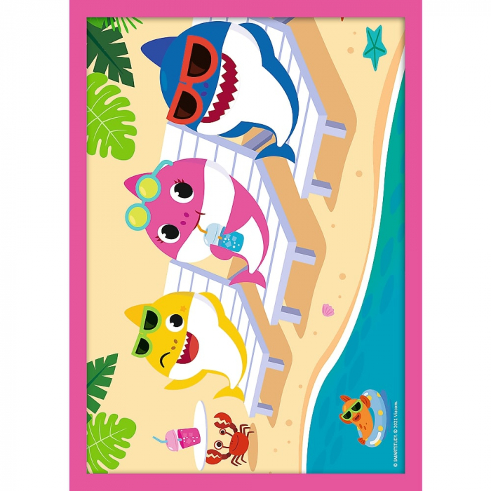 Puzzle Trefl 4in1 Familia Shark [4]