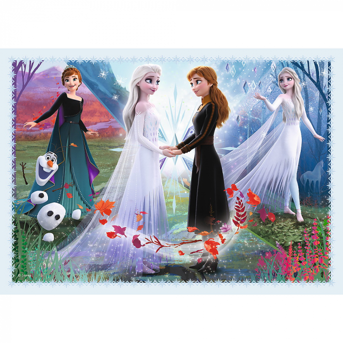 Puzzle Trefl 4in1 Frozen2 Padurea Magica [5]