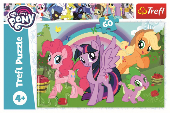 Puzzle Trefl 60 piese, Curcubeul prieteniei, My Little Pony [3]