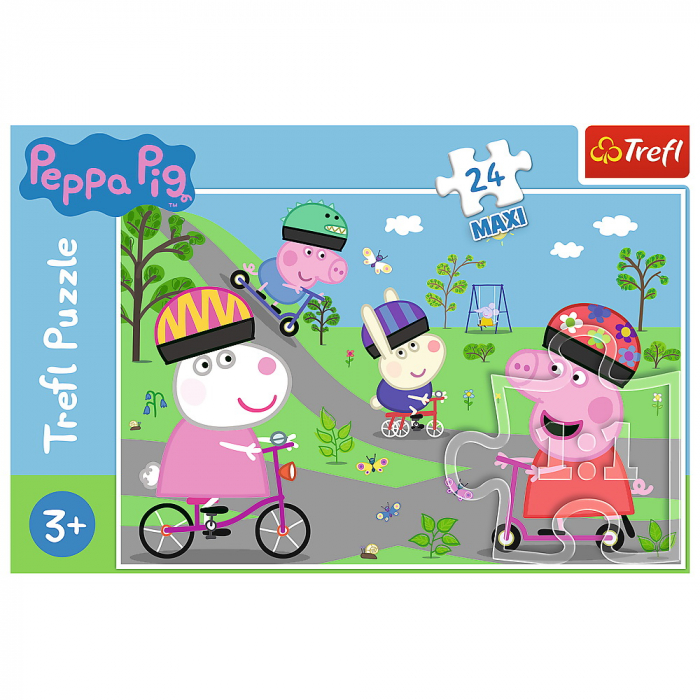 Puzzle Trefl maxi purcelusa Peppa Pig 24 piese [3]