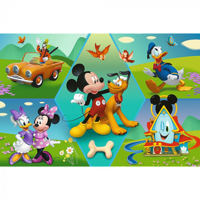 Puzzle Disney Mickey Amuzantul, 60 Piese XXL [2]