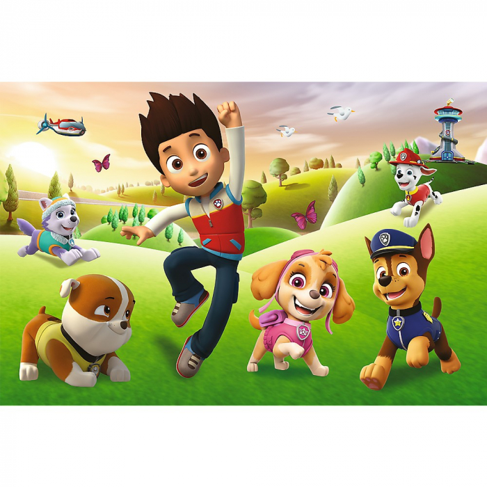 PUZZLE TREFL PRIMO SUPER SHAPE XXL 60 PATRULA CATELUSILOR [2]