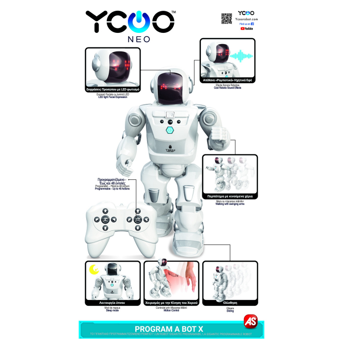 ROBOT ELECTRONIC CU RADIOCOMANDA PRΟGRAMM A BOT X [8]