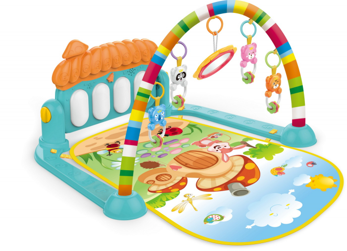 SALTELUTA MULTICOLORA CU CENTRU DE ACTIVITATI SI PIAN [2]