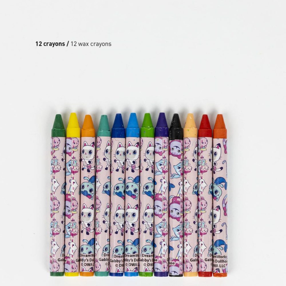 Set de colorat pentru copii, Gabby's Dollhouse, 26 piese [5]