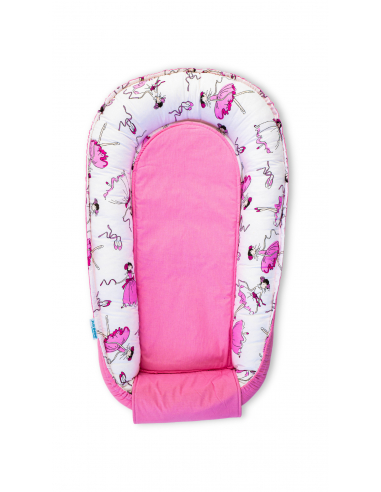 Set 5 piese Baby Nest din Bumbac, model balerine roz [5]
