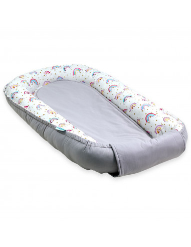Set 5 piese Baby Nest din Bumbac, curcubeu [3]