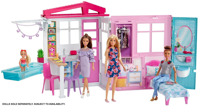 Set casuta de papusi, Barbie, cu piscina [6]