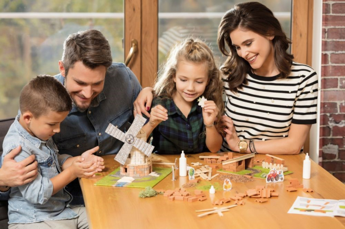 Set Constructie Brick Trick Ferma Mare Din Caramidute Ceramice [6]