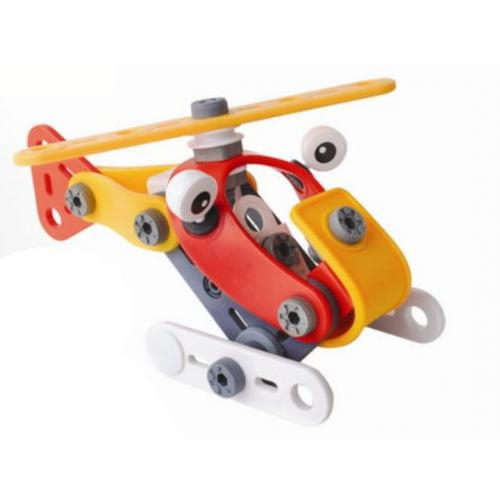 Set de constructie 2 in 1 Elicopter / Snowmobil, 57 piese [6]