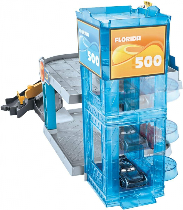 Set de joaca Disney Cars - Garajul de curse Florida 500 [5]