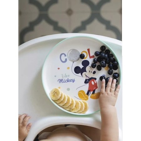 Set de masa Disney Mickey Mouse, antiderapant, din plastic pentru cuptorul cu microunde [3]