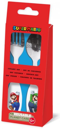 Set de tacâmuri din inox pentru copii Super Mario [2]