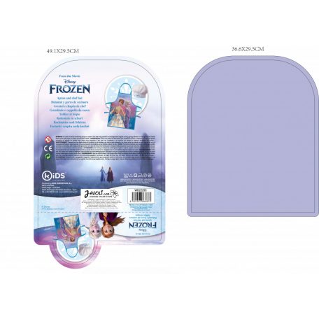 Set sort si boneta de bucatarie pentru copii Frozen [2]