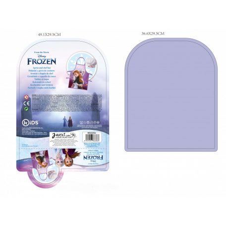 Set sort si boneta de bucatarie pentru copii Frozen [2]