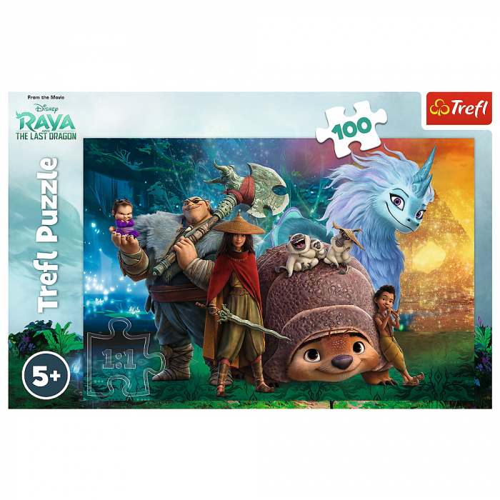 PUZZLE TREFL 100 DISNEY RAYA SI ULTIMUL DRAGON [3]
