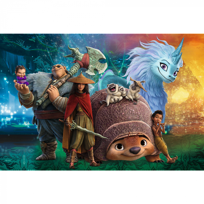 PUZZLE TREFL 100 DISNEY RAYA SI ULTIMUL DRAGON [2]